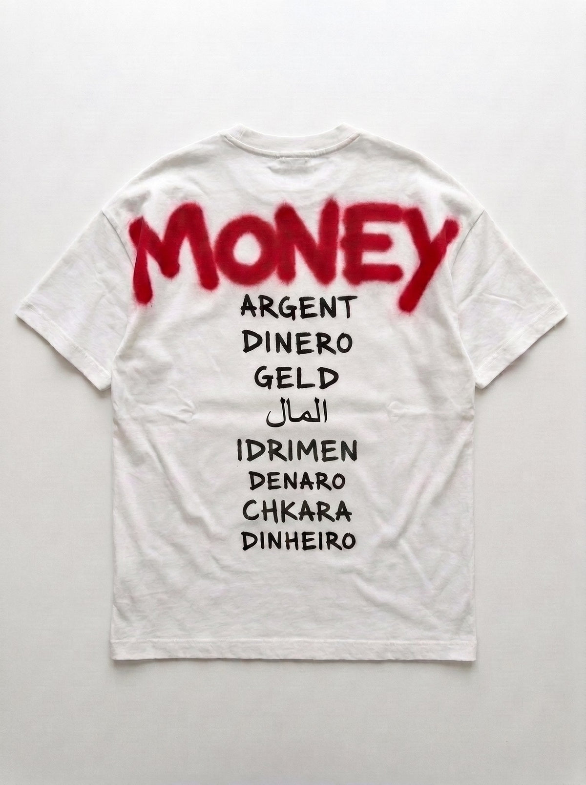 T-Shirt Oversize MONEY - Édition Chkara | Streetwear Unisexe | Graffiti