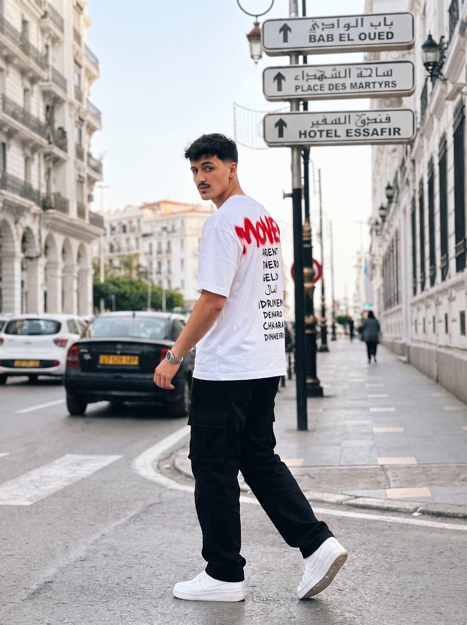 T-Shirt Oversize MONEY - Édition Chkara | Streetwear Unisexe | Graffiti