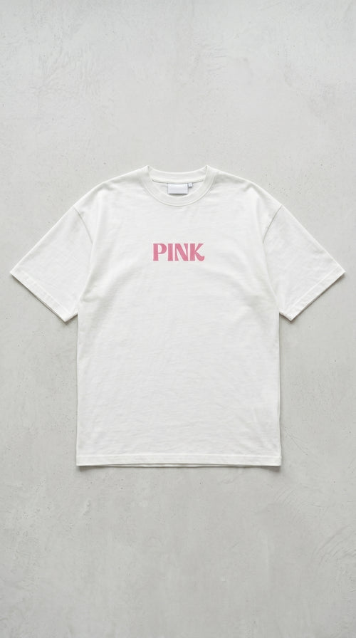 T-Shirt Oversize Pink Panther — Édition Bubble Tea