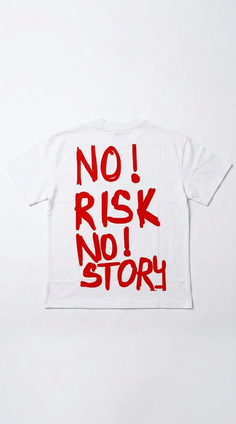 T-Shirt Oversize No risk — Édition | Streetwear Unisexe | No story