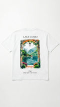 T-Shirt Oversize Lake Como — Édition Voyage Italie | Dolce Vita