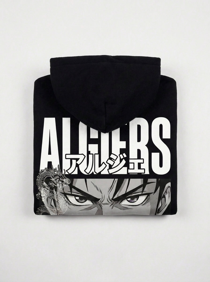 Zip hoodie ALGIERS plié